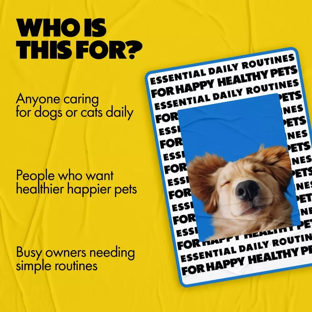 Essential Daily Routines for Happy, Healthy Pets – Practical Guide with Tips for Daily Pet Routines, Feeding, Exercise, Grooming & Wellness