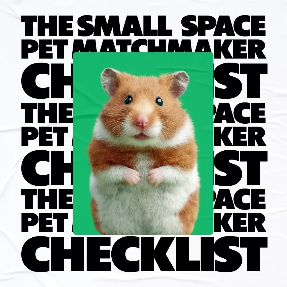 The Small-Space Pet Matchmaker Checklist – Apartment Pet Guide for Finding Pets That Fit Small Apartment Living