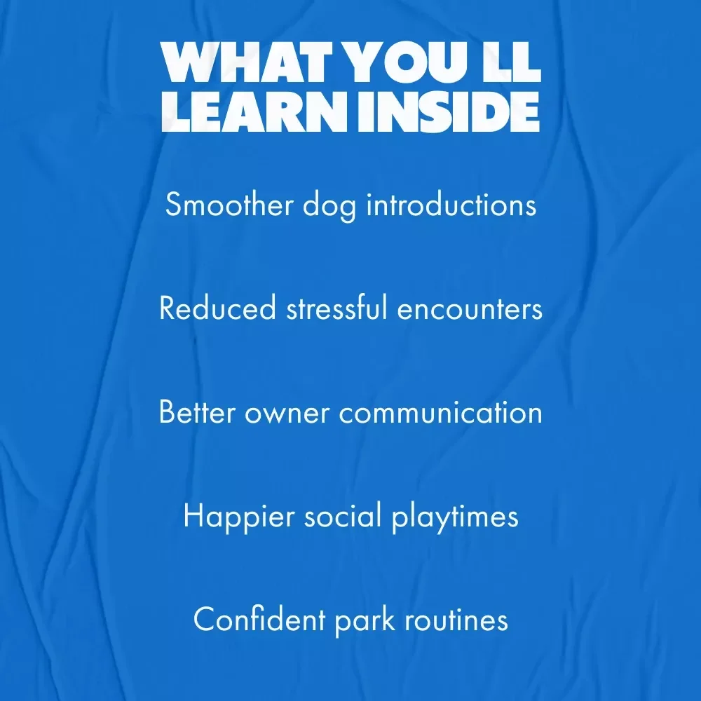 Paws and Respect: Dog Park Etiquette | dog park etiquette explained | Printable Guide eBook for Better Dog Park Behavior & Confident Pet Parents