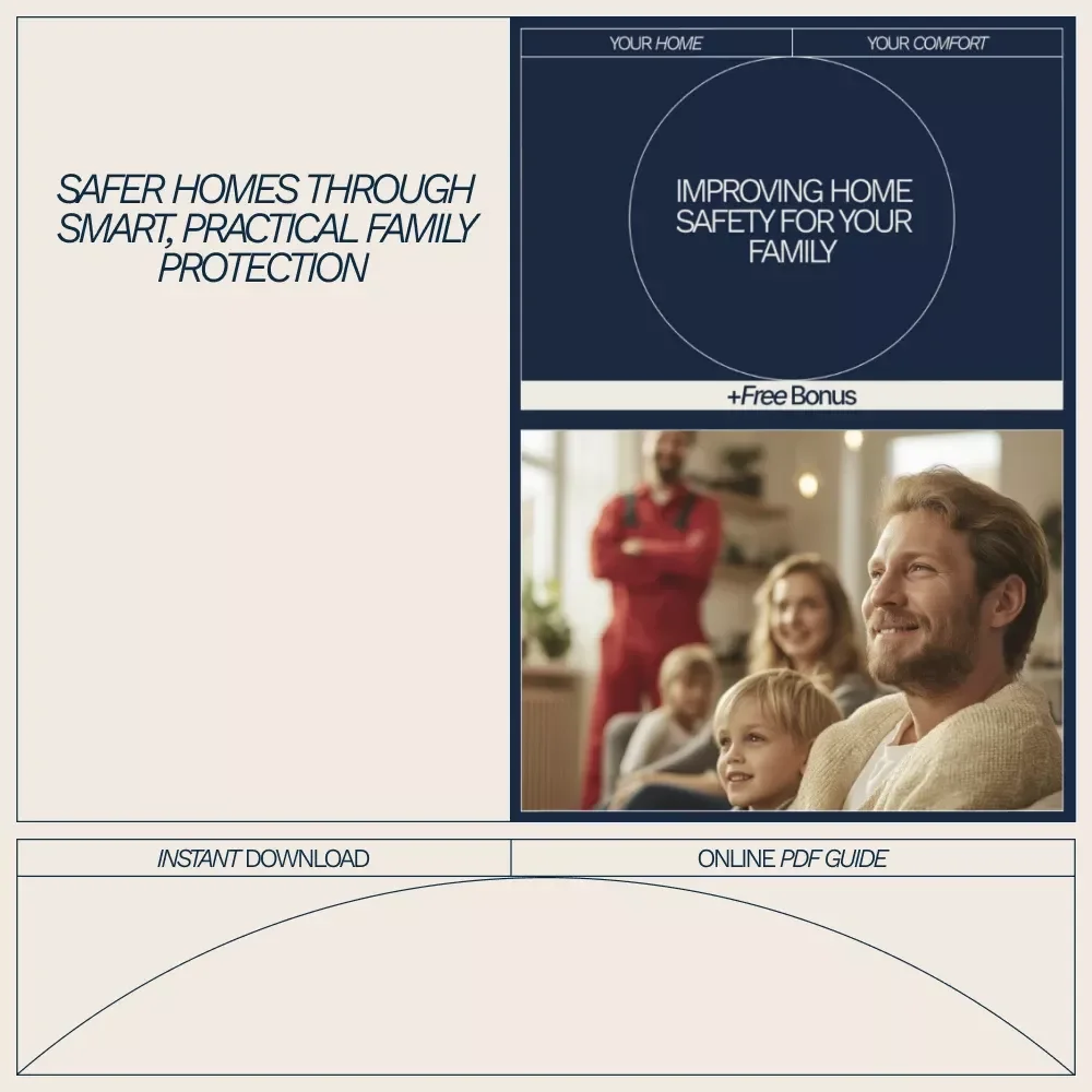 Improving Home Safety for Your Family | Practical Ebook Guide on how to improve home safety for family, Childproofing, Emergency Prep & Smart Home Security