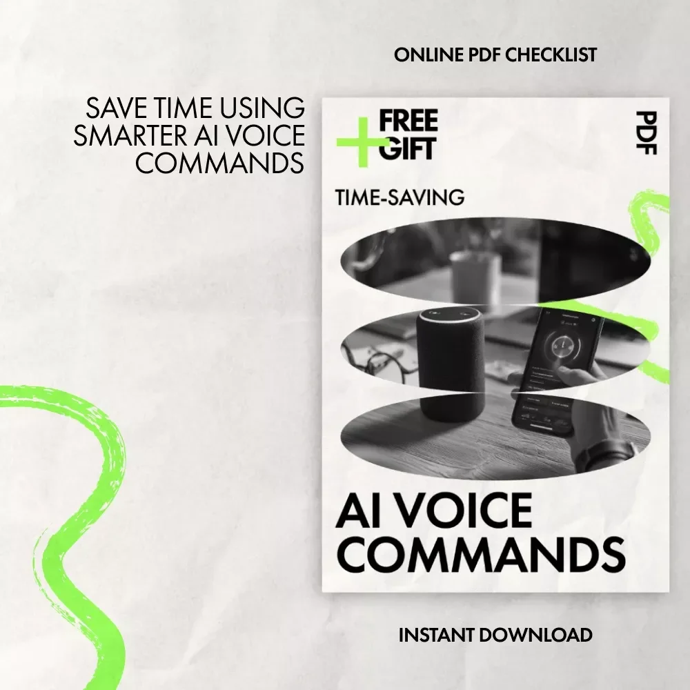 Time-Saving AI Voice Commands Checklist | ai voice commands that save time for Productivity, Smart Routines & Hands-Free Workflows
