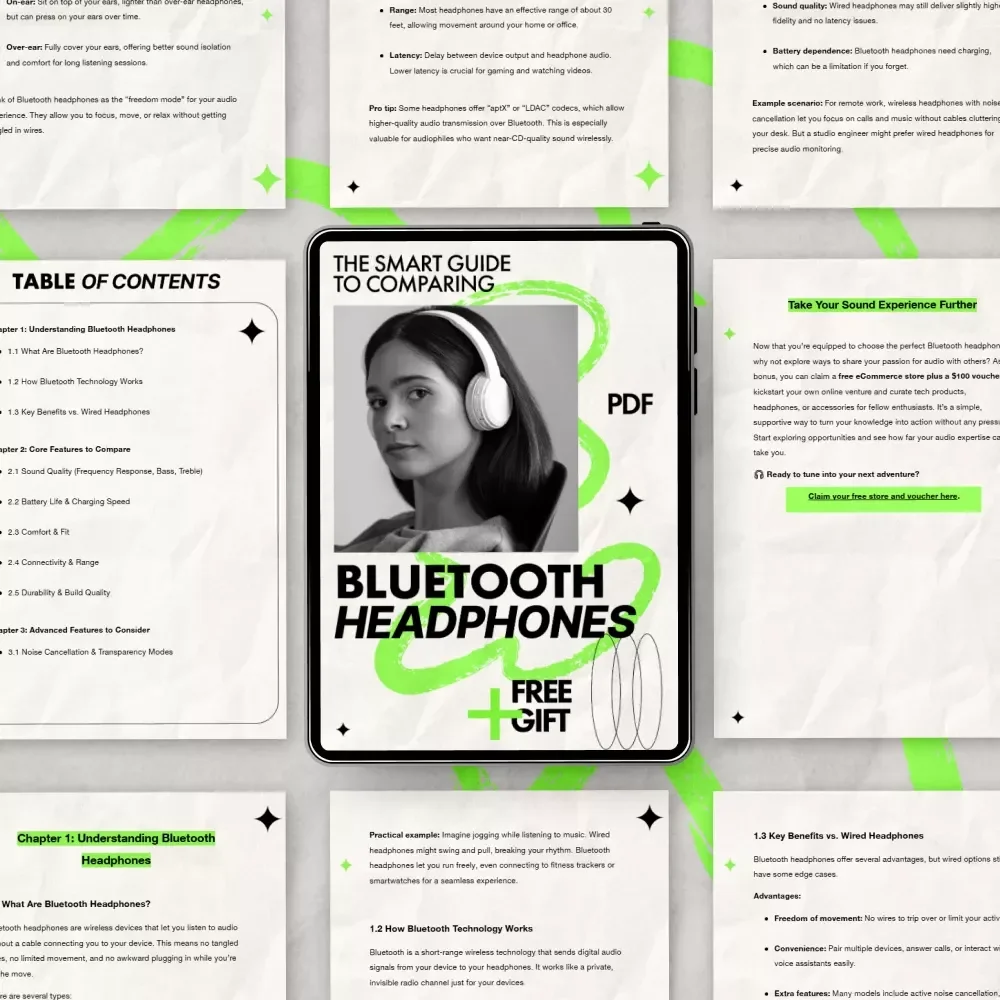 The Smart Guide to Comparing Bluetooth Headphones | How to Compare Bluetooth Headphones Ebook for Smarter Buying Decisions