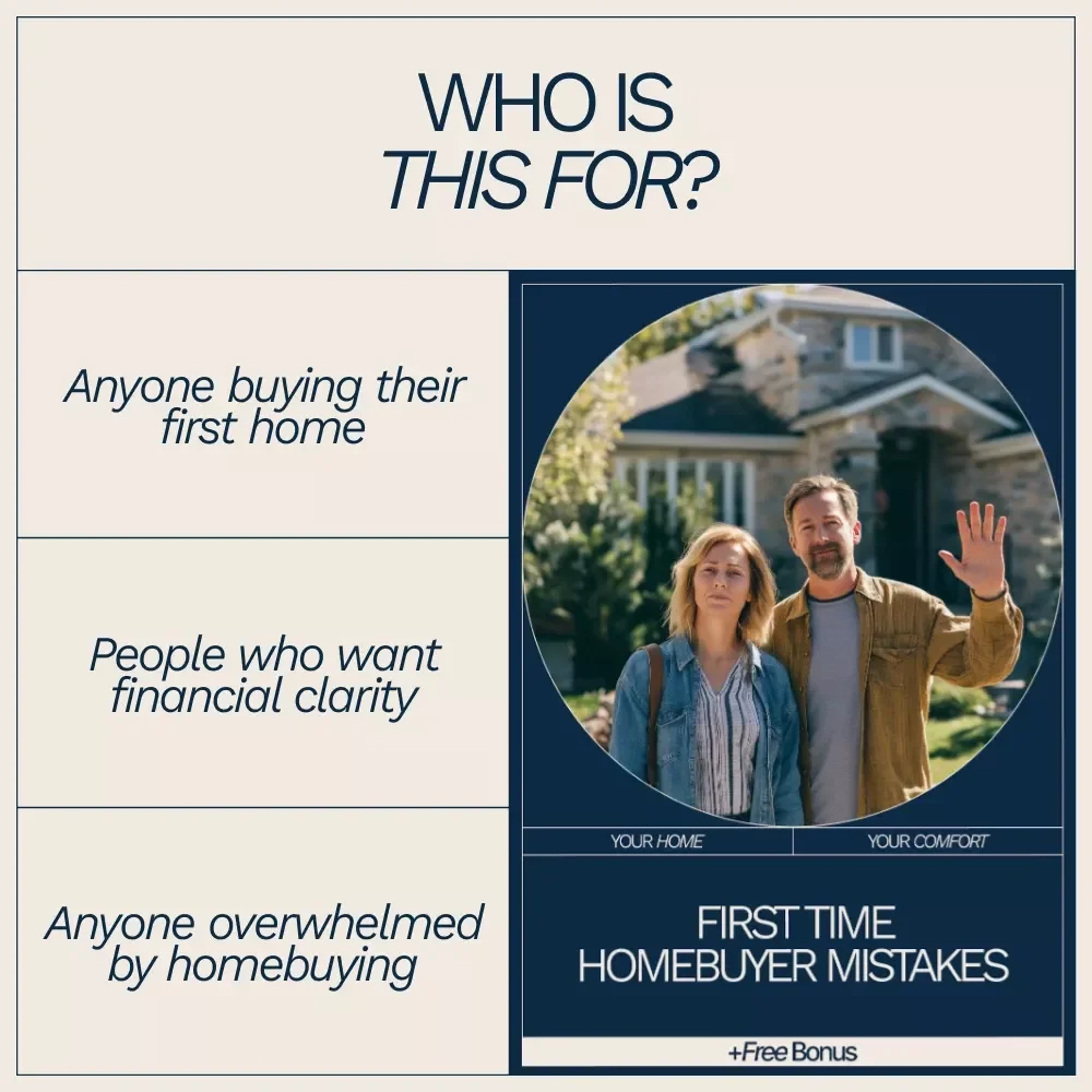 First Time Homebuyer Mistakes | Common First Time Homebuyer Mistakes eBook Guide for Smart Home Buying Decisions