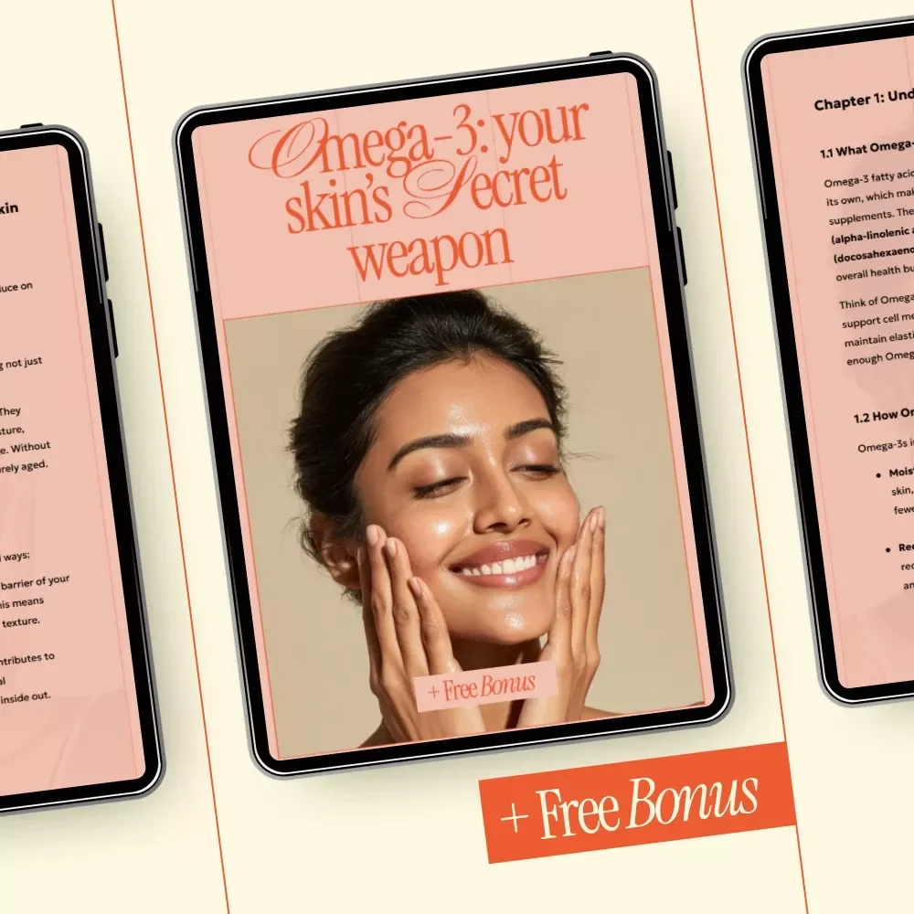 Omega-3: Your Skin’s Secret Weapon | Glow-Boosting Guide to the Benefits of Omega-3 for Skin | Digital Download