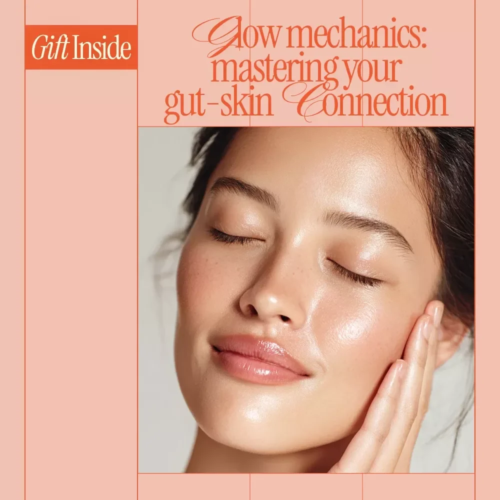 Glow Mechanics: Mastering Your Gut-Skin Connection – eBook Guide with Practical Tips for Maintaining Gut-Skin Connection, Nutrition, Lifestyle & AI Wellness Insights