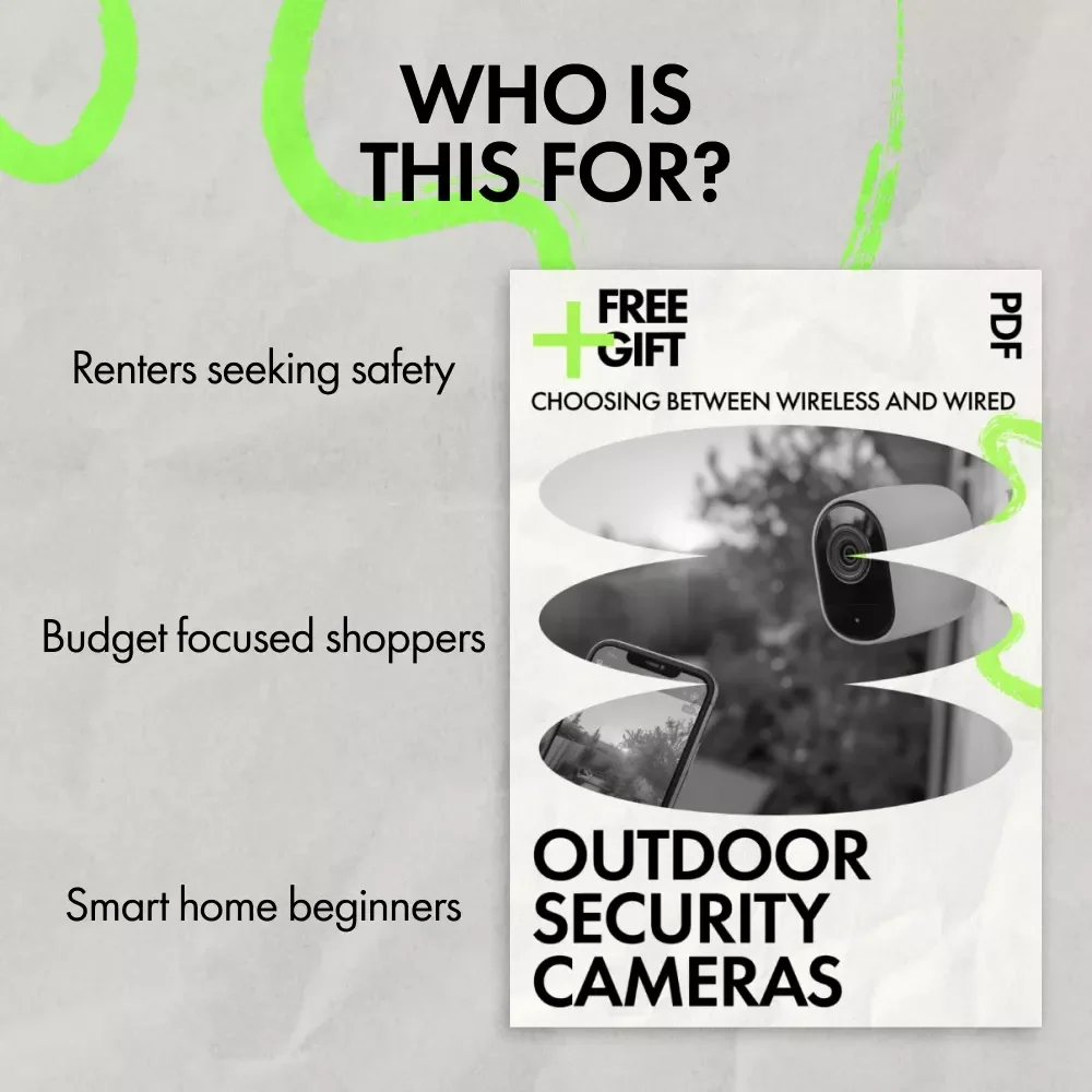 Choosing Between Wireless and Wired Outdoor Security Cameras – Practical Home Security Guide | wireless vs wired outdoor security cams Explained for Smart Buyers
