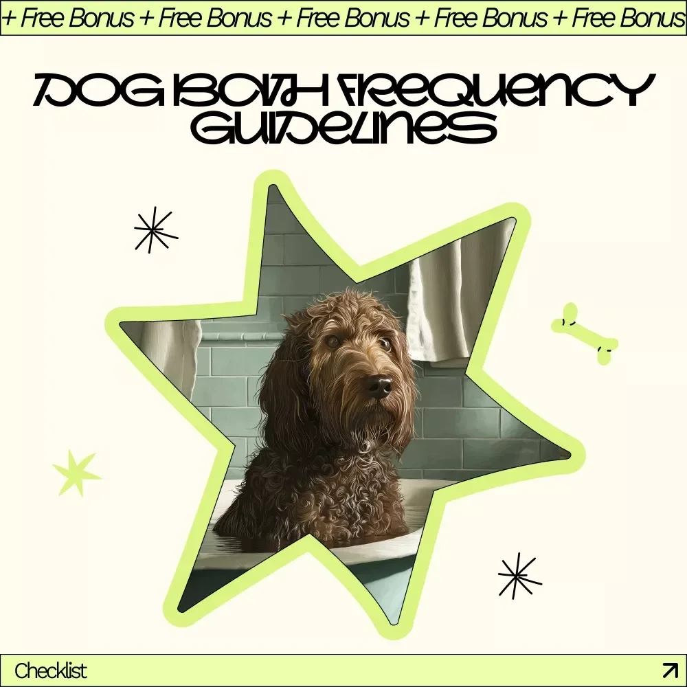 Dog Bath Frequency Guidelines | Easy Care Checklist for Healthy Skin & Coat | Printable Pet Grooming Routine for All Breeds