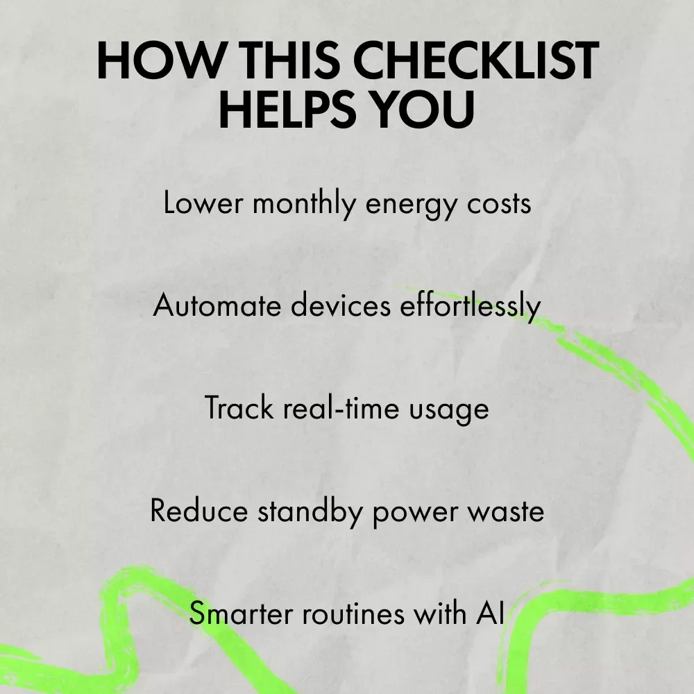 How to Slash Your Bills with Smart Plugs – Energy-Saving Checklist | How to Save Energy with Smart Plugs | Smart Home Power-Saving Digital Download