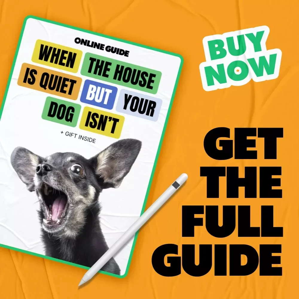 When the House Is Quiet but Your Dog Isn’t – Nighttime Barking Guide | why does my dog bark at night | Calm Evenings Digital Download