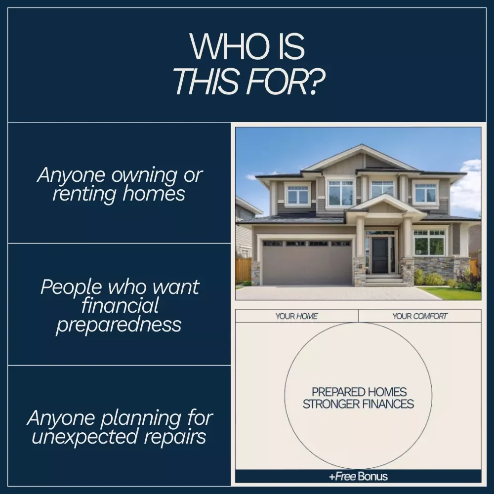 Prepared Homes Stronger Finances – A Practical Guide on how to budget for emergency home repairs and Build a Smarter Safety Net