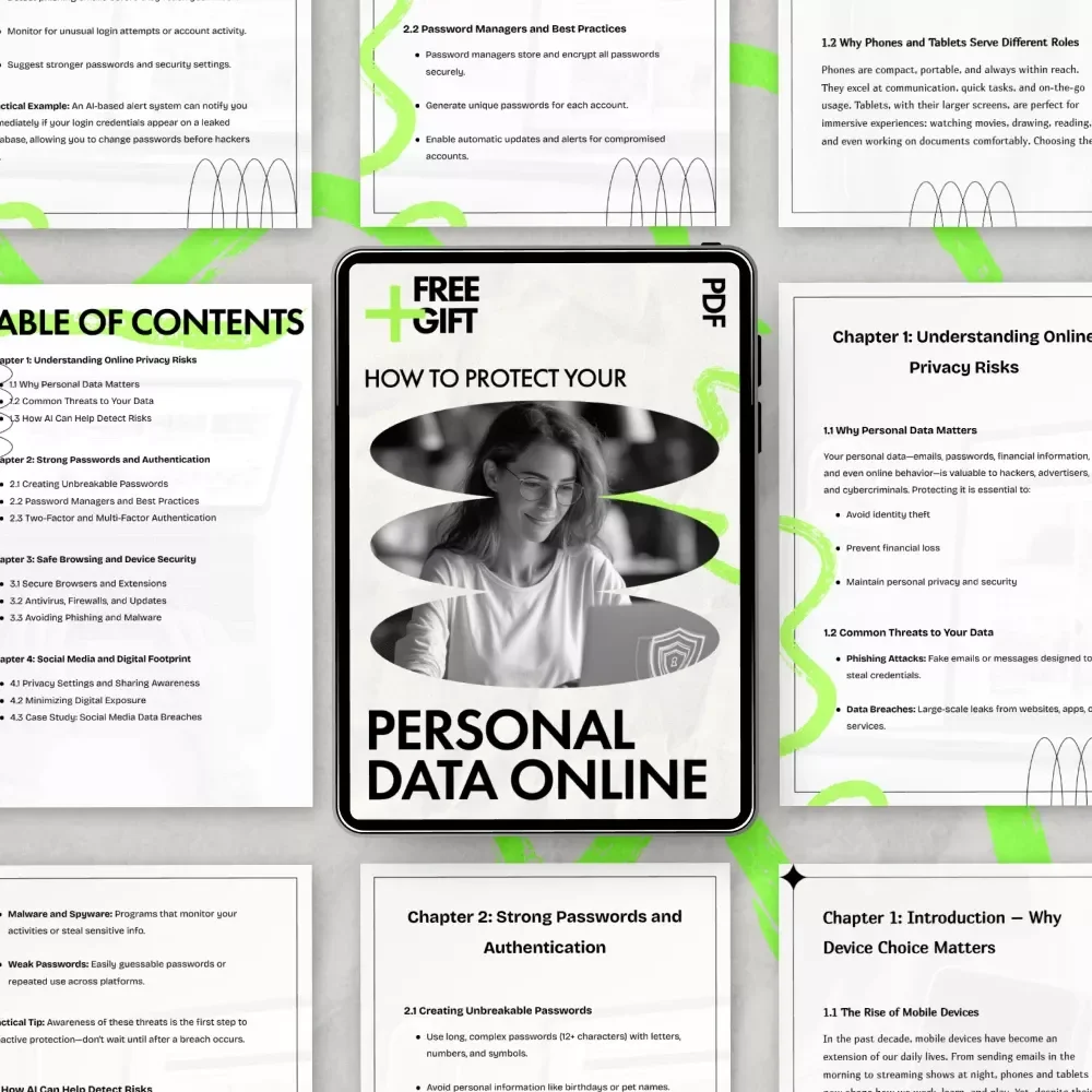 How to Protect Your Personal Data Online | Practical Privacy & Cybersecurity eBook Guide for Safe Digital Living