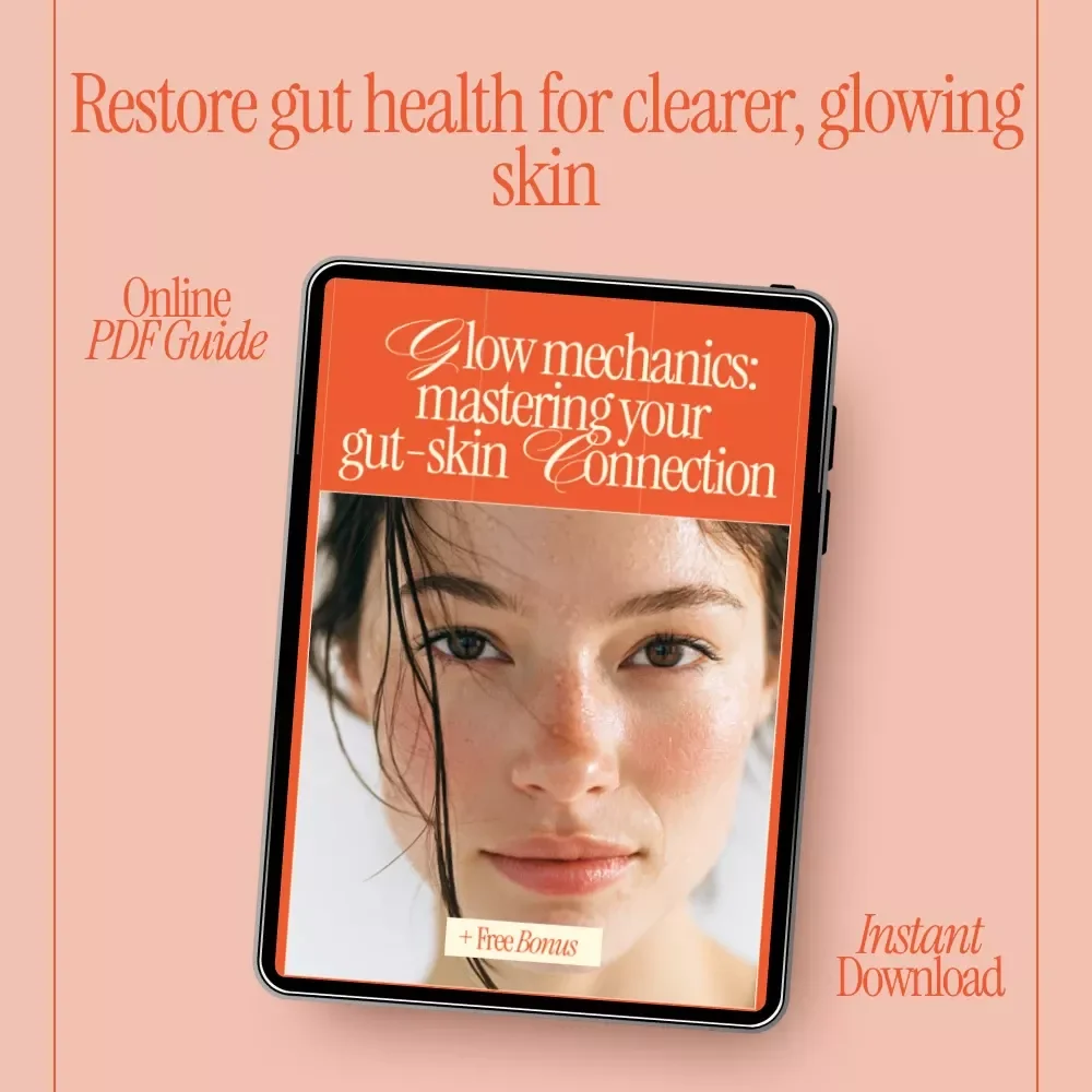 Glow Mechanics: Mastering Your Gut-Skin Connection – eBook Guide with Practical Tips for Maintaining Gut-Skin Connection, Nutrition, Lifestyle & AI Wellness Insights