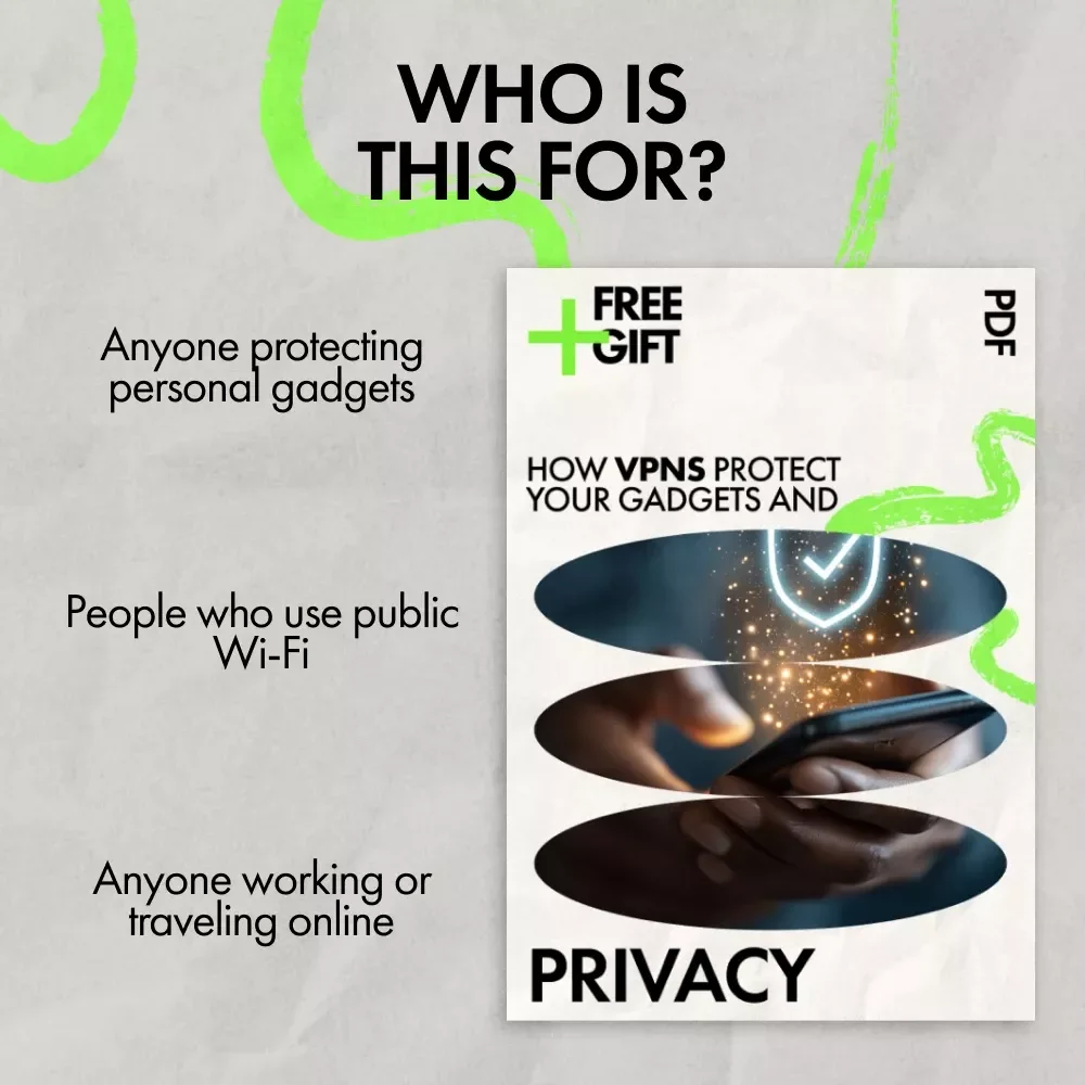 How VPNs Protect Your Gadgets and Privacy | Easy Guide Explaining what vpn means for gadget privacy | Digital eBook Download
