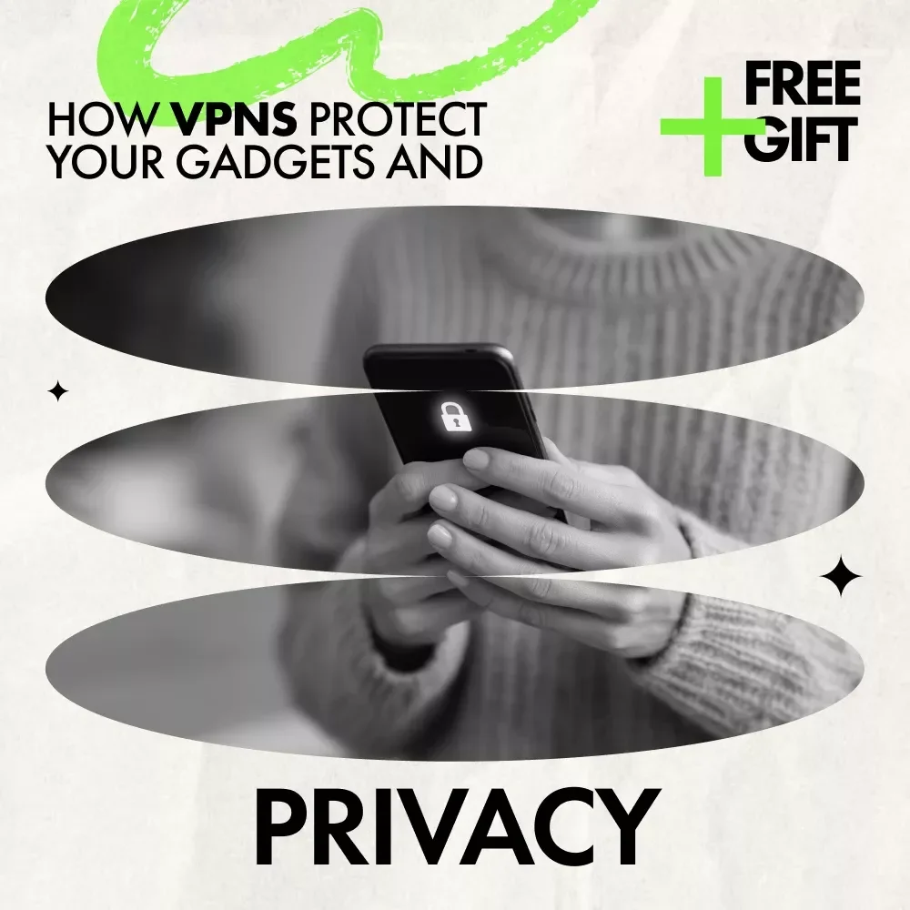 How VPNs Protect Your Gadgets and Privacy | Easy Guide Explaining what vpn means for gadget privacy | Digital eBook Download