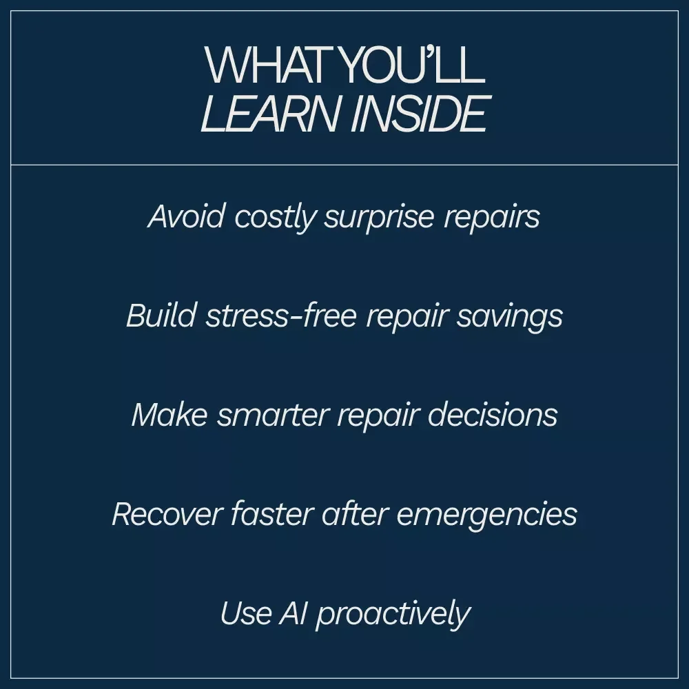 Prepared Homes Stronger Finances – A Practical Guide on how to budget for emergency home repairs and Build a Smarter Safety Net