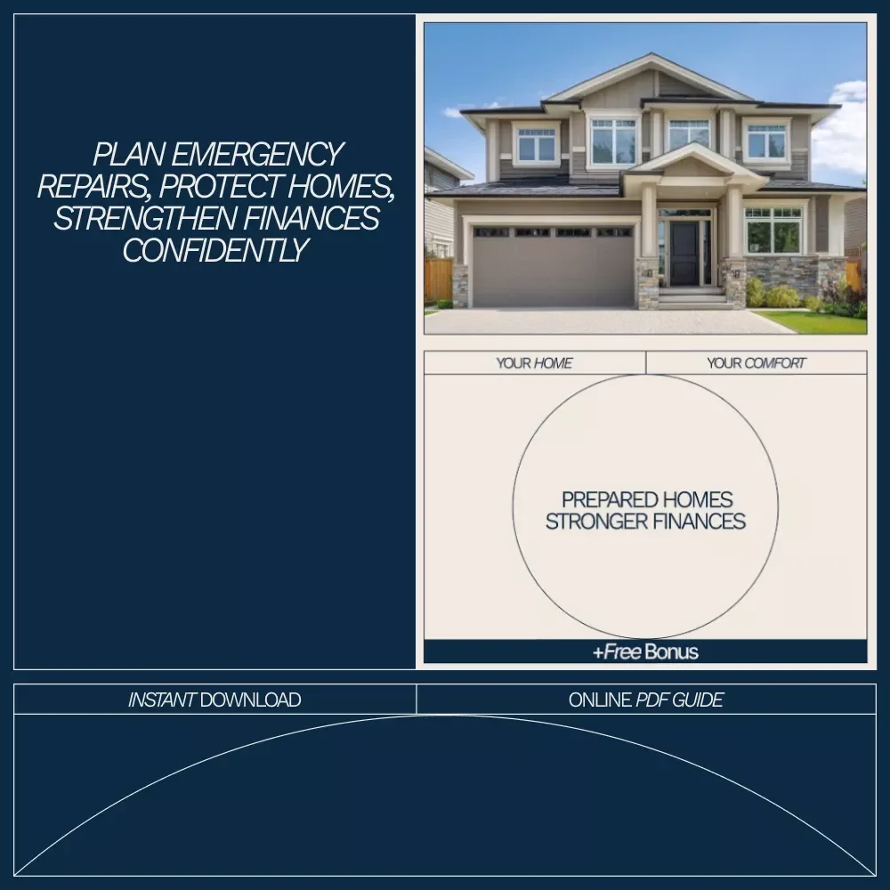Prepared Homes Stronger Finances – A Practical Guide on how to budget for emergency home repairs and Build a Smarter Safety Net