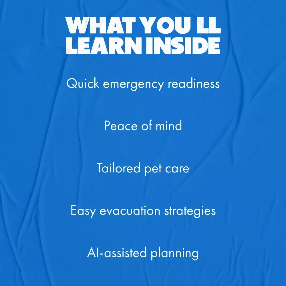 Your Pet’s Emergency Plan: The Ultimate Guide & Checklist on How to Make Pet Emergency Plan for Dogs, Cats, and Small Pets