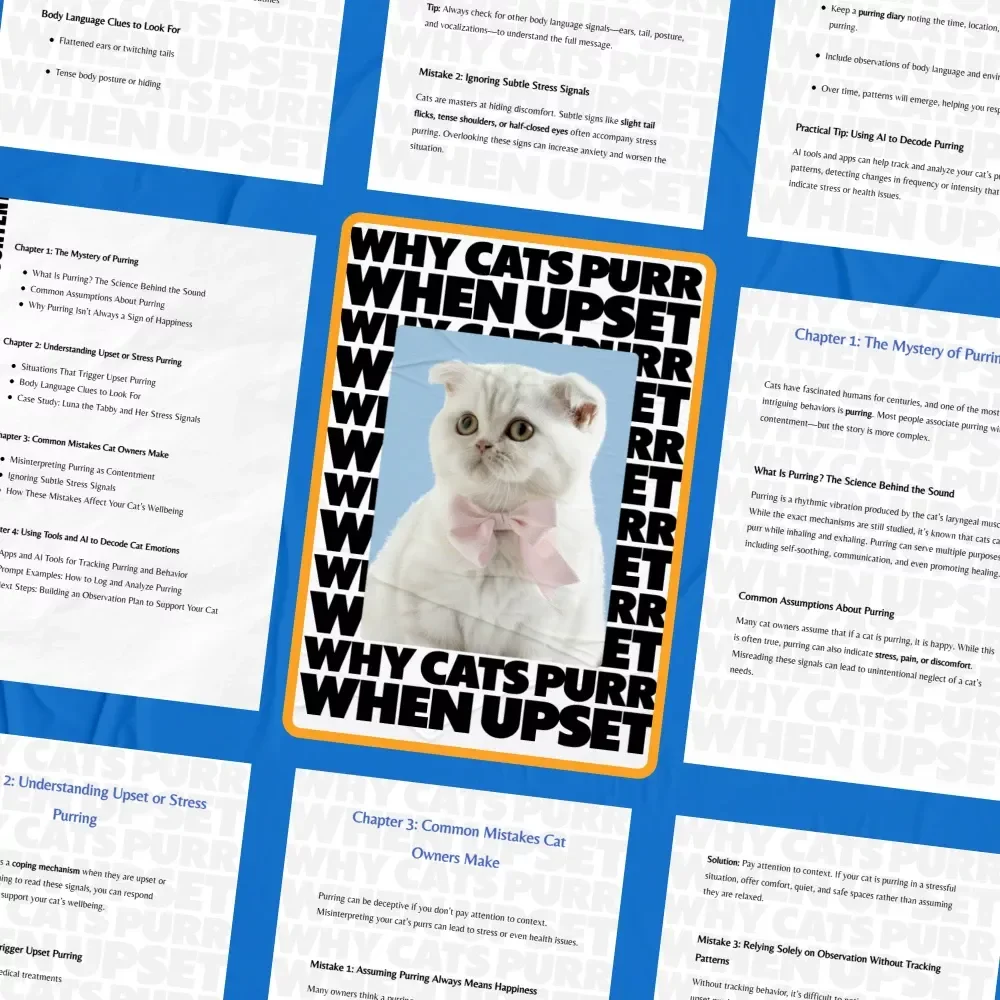 Why Cats Purr When Upset – A Practical Guide to Understanding Feline Stress, Purring Behavior & Emotional Signals for Cat Owners