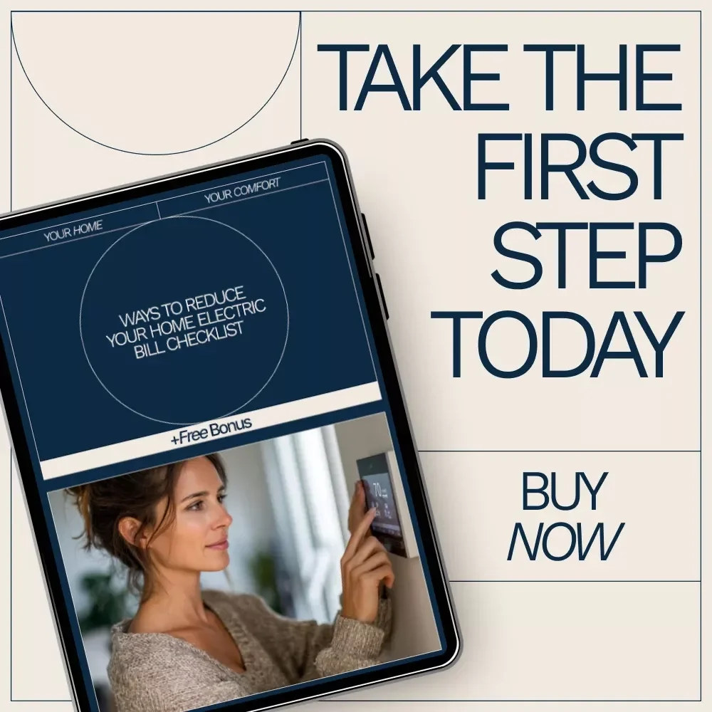Ways to Reduce Your Home Electric Bill – Simple Energy-Saving Checklist for Lower Monthly Costs, Smart Home Efficiency Guide, Digital Download