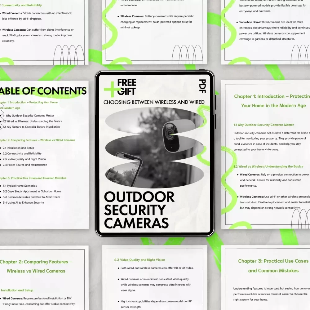 Choosing Between Wireless and Wired Outdoor Security Cameras – Practical Home Security Guide | wireless vs wired outdoor security cams Explained for Smart Buyers