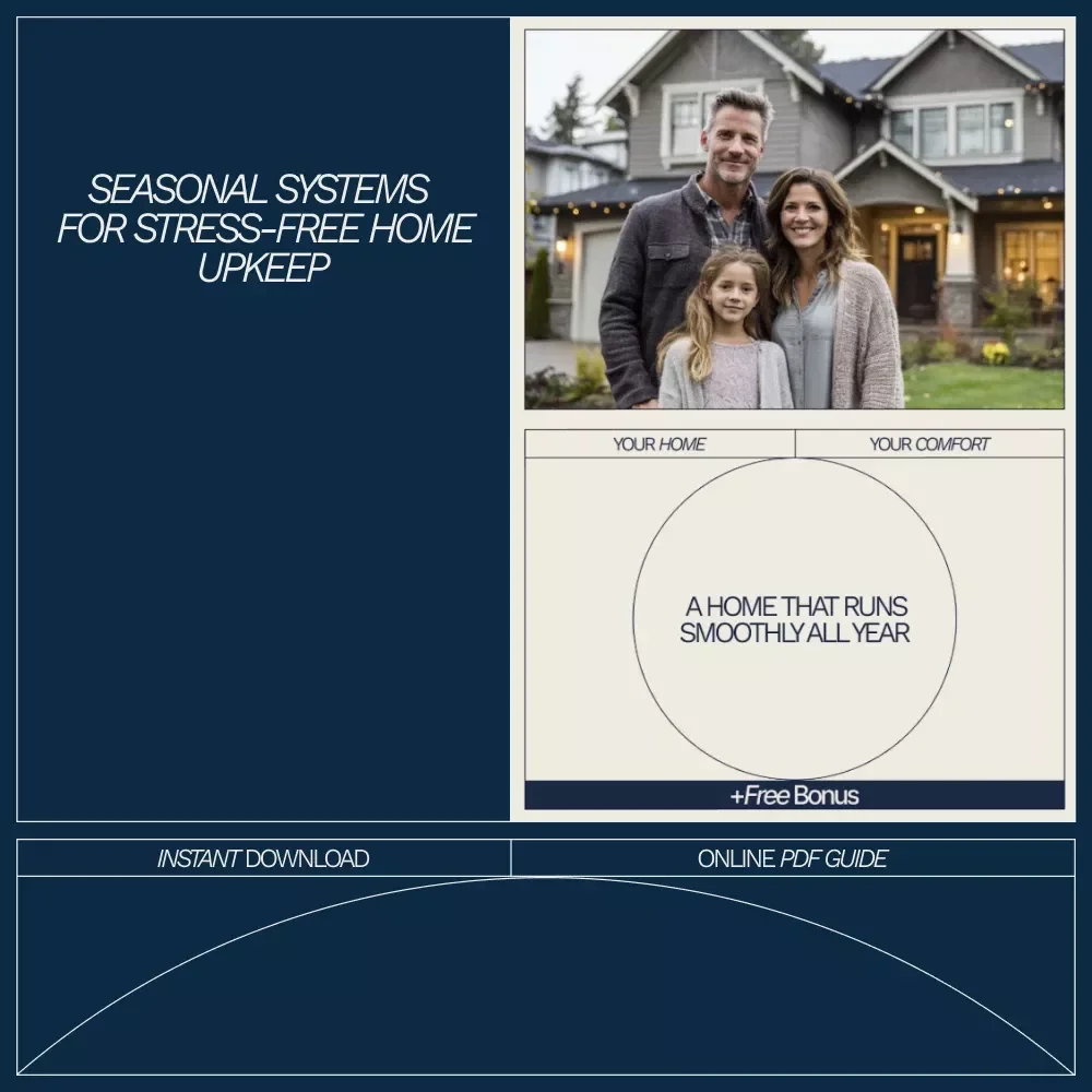 A Home That Runs Smoothly All Year | Practical Guide on How to Build Seasonal Home Maintenance Plan for Stress-Free Home Care