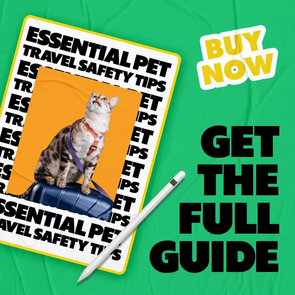 Essential Pet Travel Safety Tips | Digital eBook Guide for Stress-Free Trips with Pets