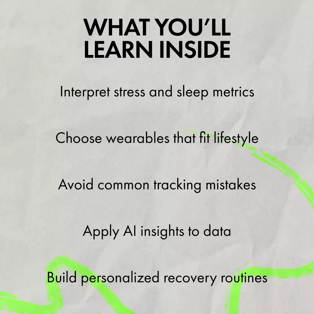 Mastering Stress and Sleep with Wearables – Practical Ebook Guide with Wearable Tips for Stress and Sleep Data, Smarter Health Tracking & Better Rest