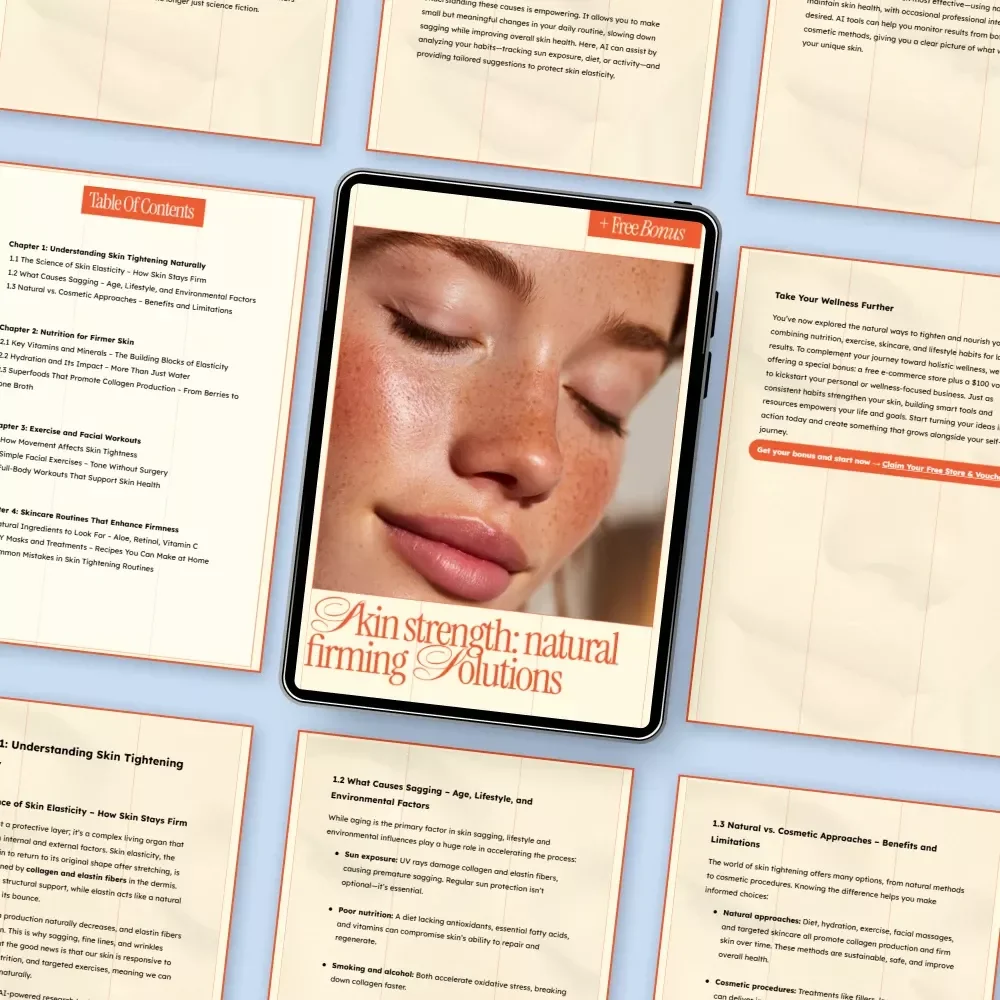 Skin Strength: Natural Firming Solutions | Natural Ways to Tighten Skin eBook for Holistic, At-Home Results