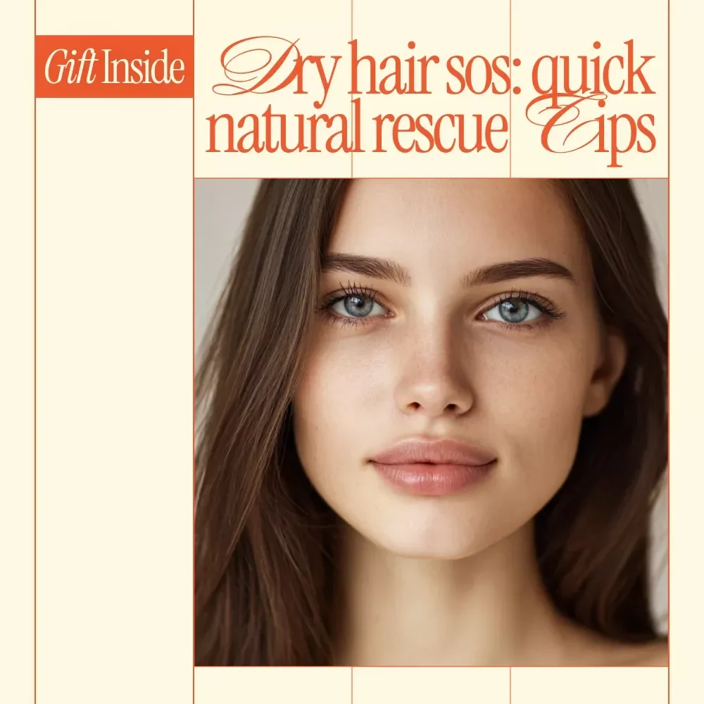 Dry Hair SOS: Quick Natural Rescue Tips | Printable Checklist for Natural Remedies for Dry Hair, Easy Daily Care & DIY Masks