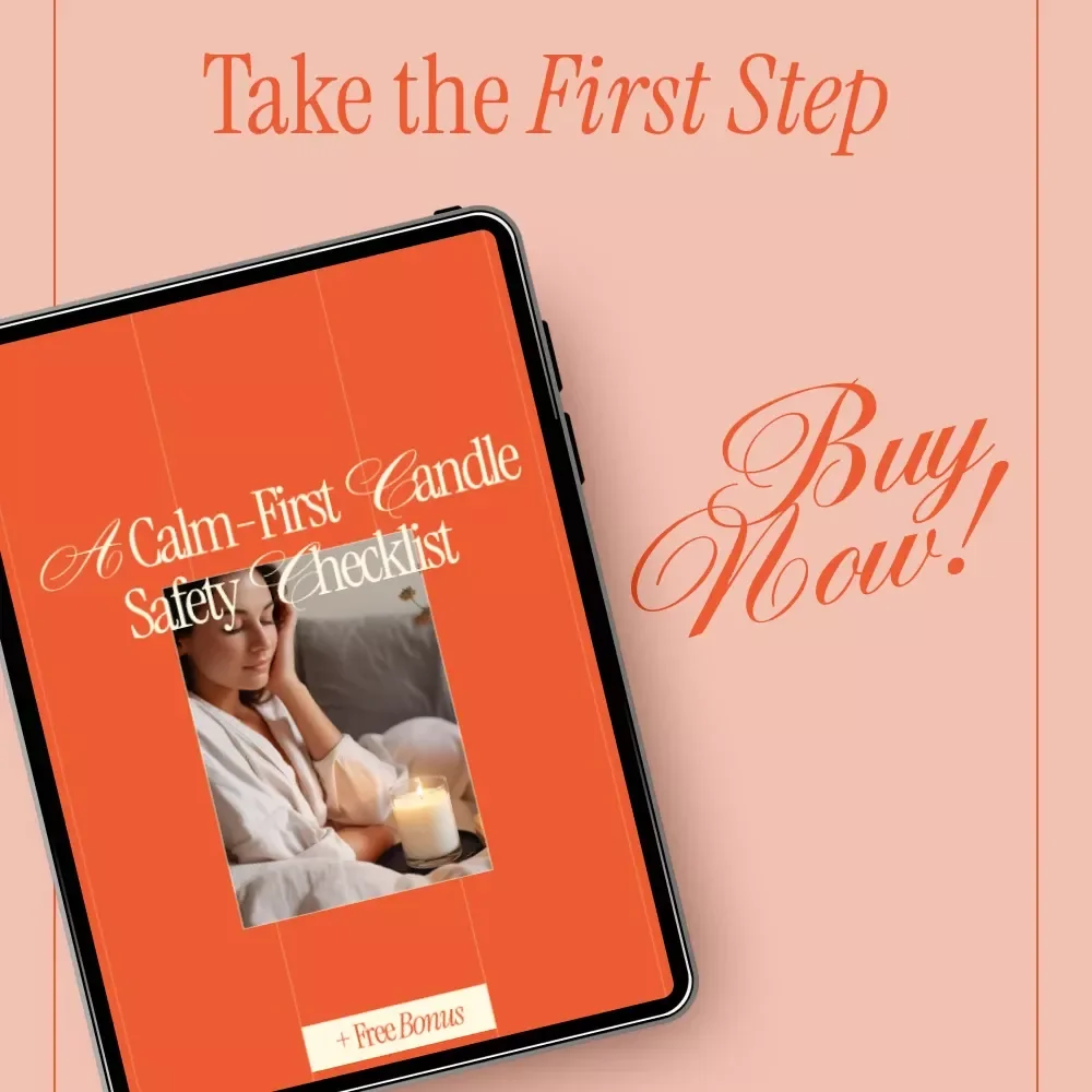 A Calm-First Candle Safety Checklist – Mindful Candle Care, Peaceful Home Rituals, Candle Safety Tips for Relaxation