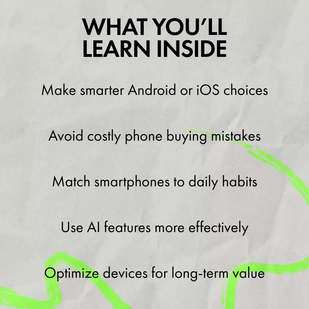 Choosing the Android vs iOS Smartphone Universe for You | Smart Buyer’s Guide eBook | android vs ios comparison