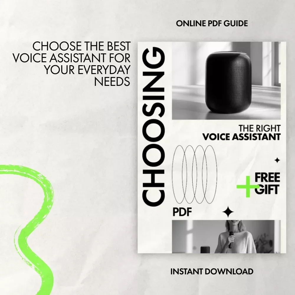 Choosing the Right Voice Assistant | Smart Buyer’s Guide eBook | Voice Assistant Comparison for Home, Work & Lifestyle