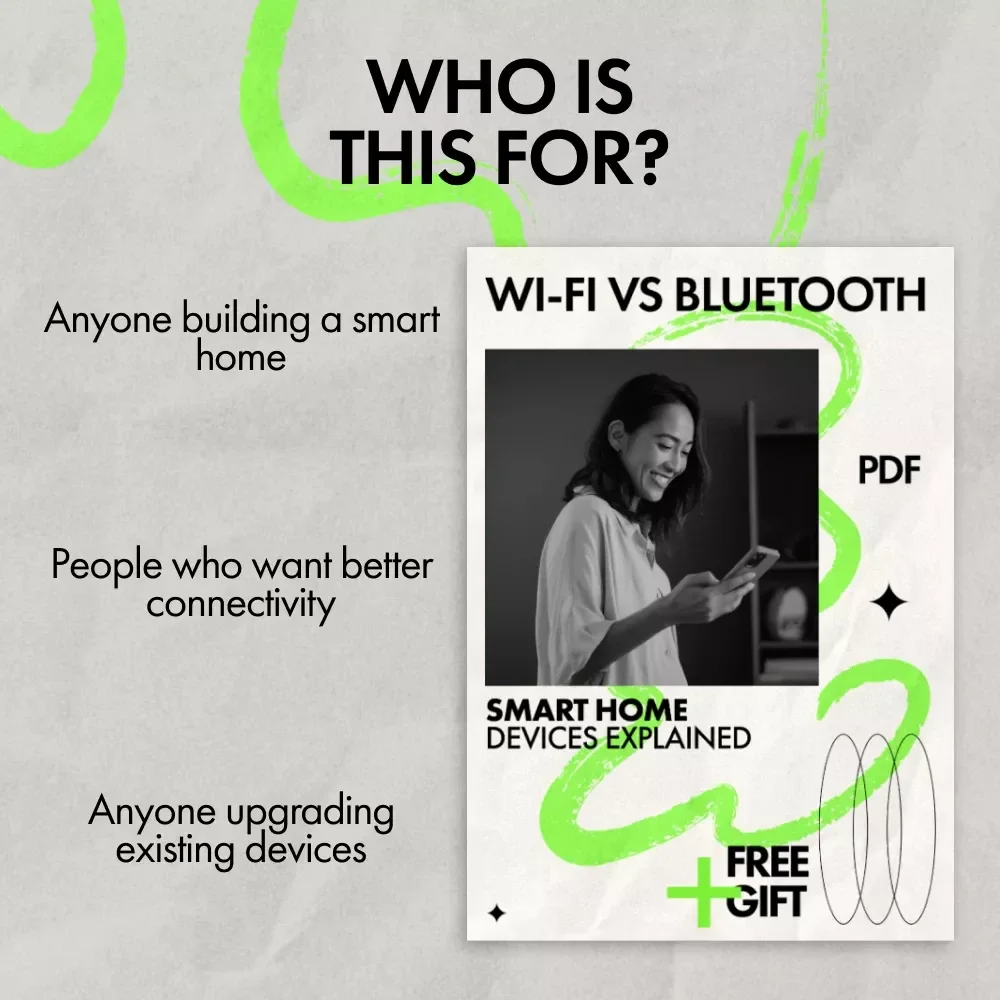 Wi-Fi vs Bluetooth Smart Home Devices Explained | Practical eBook Guide to Choosing the Right Smart Home Technology