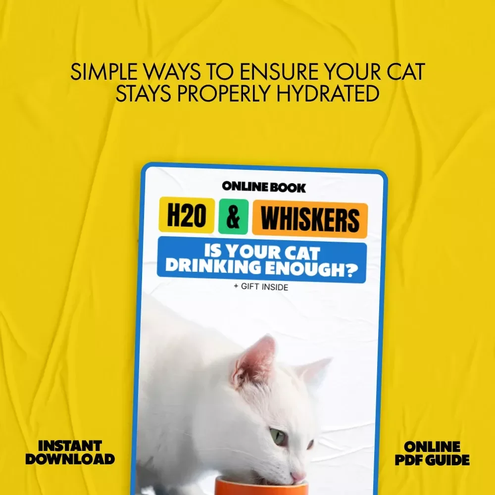H2O & Whiskers: Is Your Cat Drinking Enough – A Practical eBook Guide for Cat Owners