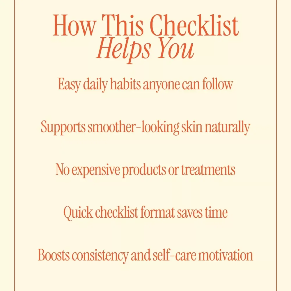 Peachy Skin: Easy Natural Cellulite Remedies – Simple Checklist of Natural Ways to Reduce Cellulite at Home