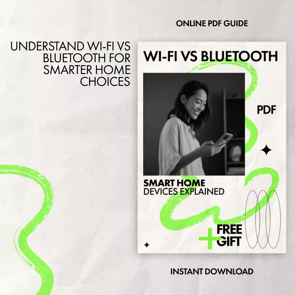 Wi-Fi vs Bluetooth Smart Home Devices Explained | Practical eBook Guide to Choosing the Right Smart Home Technology