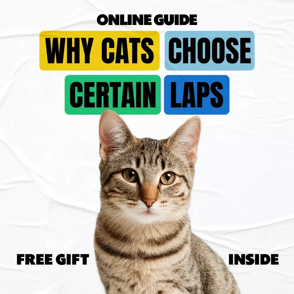 Why Cats Choose Certain Laps – A Cozy Cat Behavior Guide | Cat Lap Preference Explained | Digital Download for Curious Cat Parents