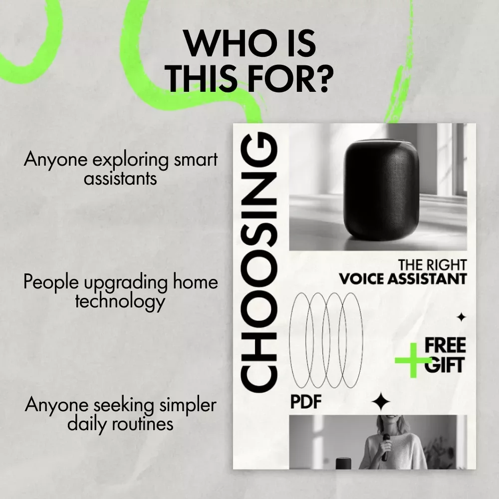 Choosing the Right Voice Assistant | Smart Buyer’s Guide eBook | Voice Assistant Comparison for Home, Work & Lifestyle