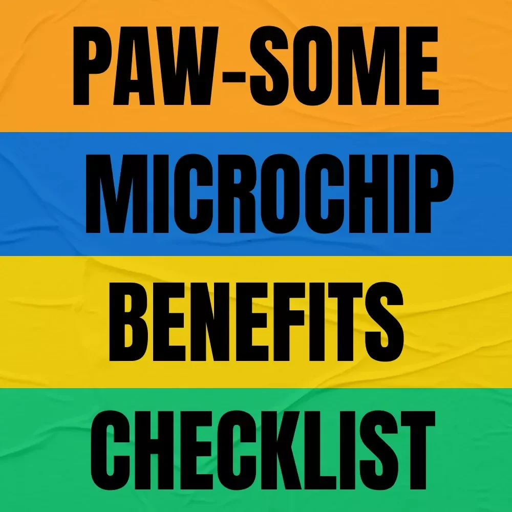 Paw-some Microchip Benefits | Pet Safety Digital Guide TYPE | Smart Checklist for Understanding Microchip Pet Benefits