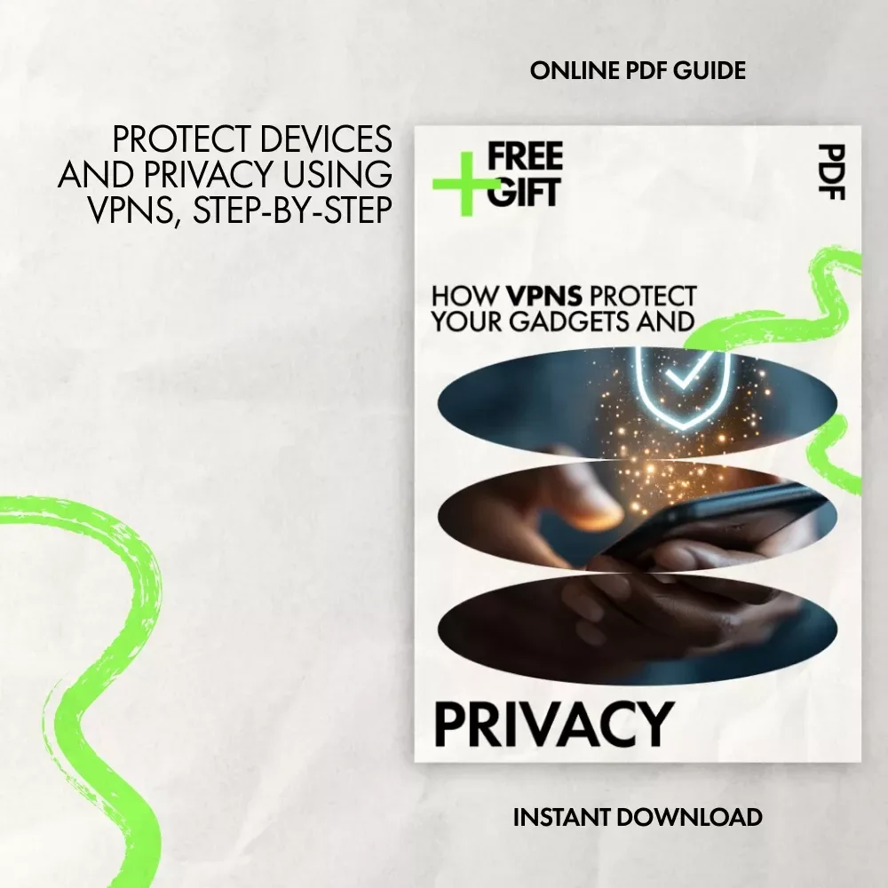 How VPNs Protect Your Gadgets and Privacy | Easy Guide Explaining what vpn means for gadget privacy | Digital eBook Download