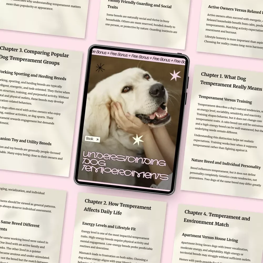 Understanding Dog Temperaments: A Practical eBook Guide for Smart Dog Breed Temperament Comparison & Confident Choosing