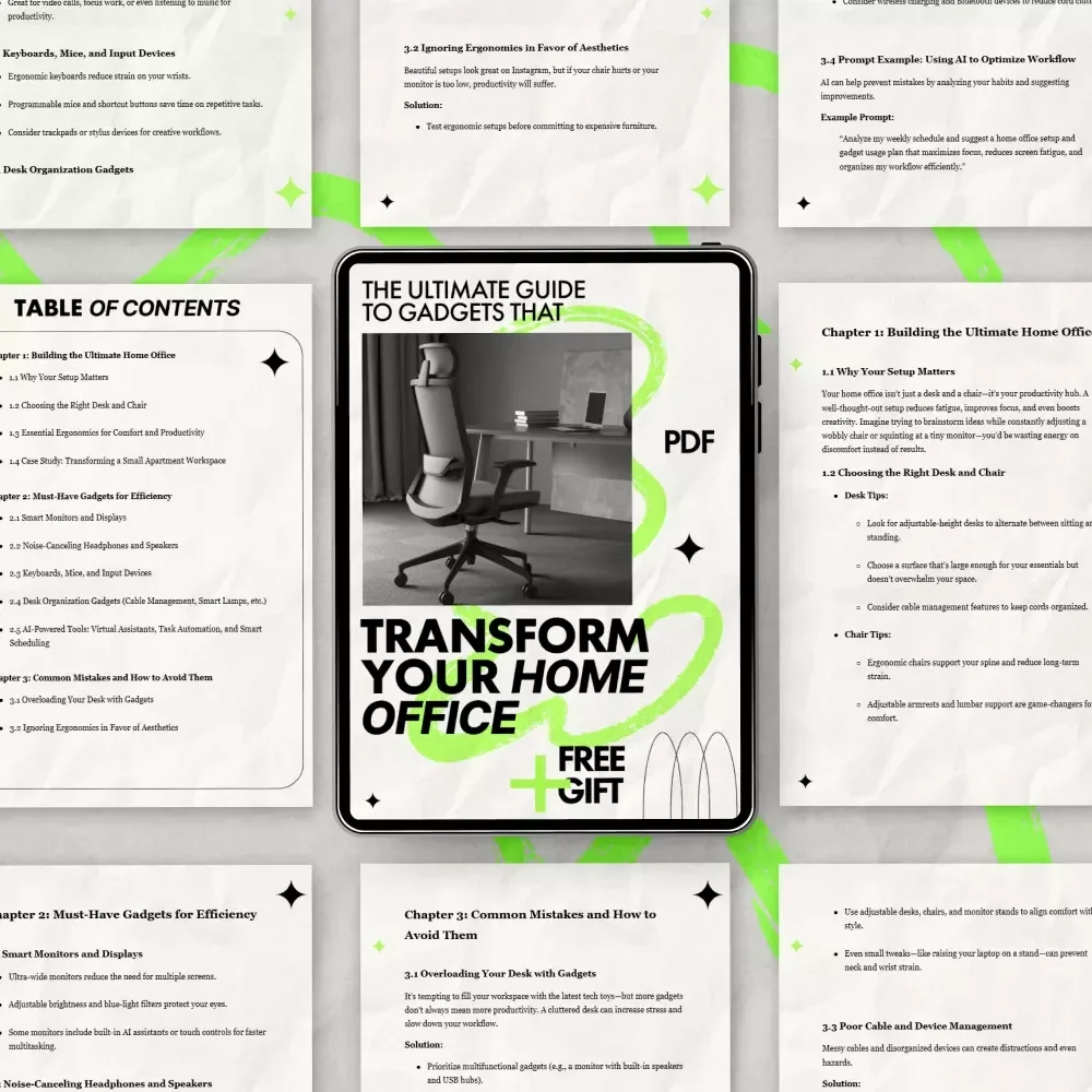 The Ultimate Guide to Gadgets That Transform Your Home Office | Best Gadgets for Home Office Setup, Smart Desk & AI Productivity Guide