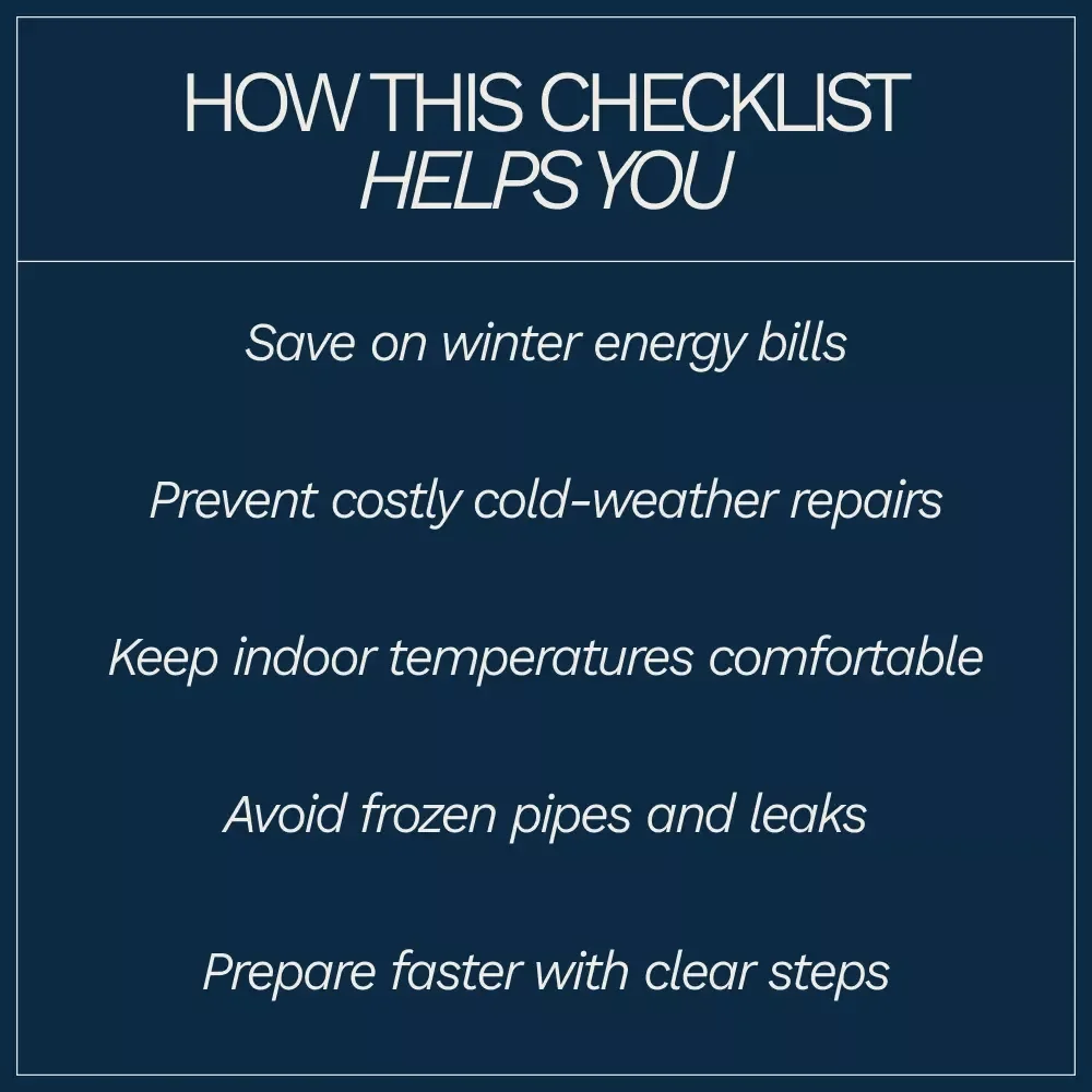 How to Weatherproof Your Home Before Winter | Easy Winter Home Prep Checklist | Energy-Saving Digital Download