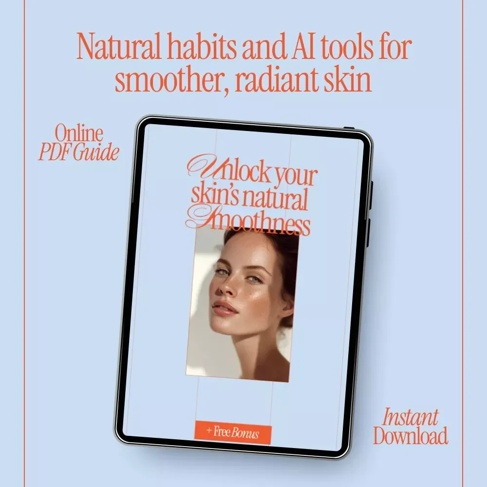 Unlock Your Skin’s Natural Smoothness – A Natural Skincare eBook Guide on how to improve skin texture naturally with Daily Habits, Clean Beauty & AI-Powered Routines