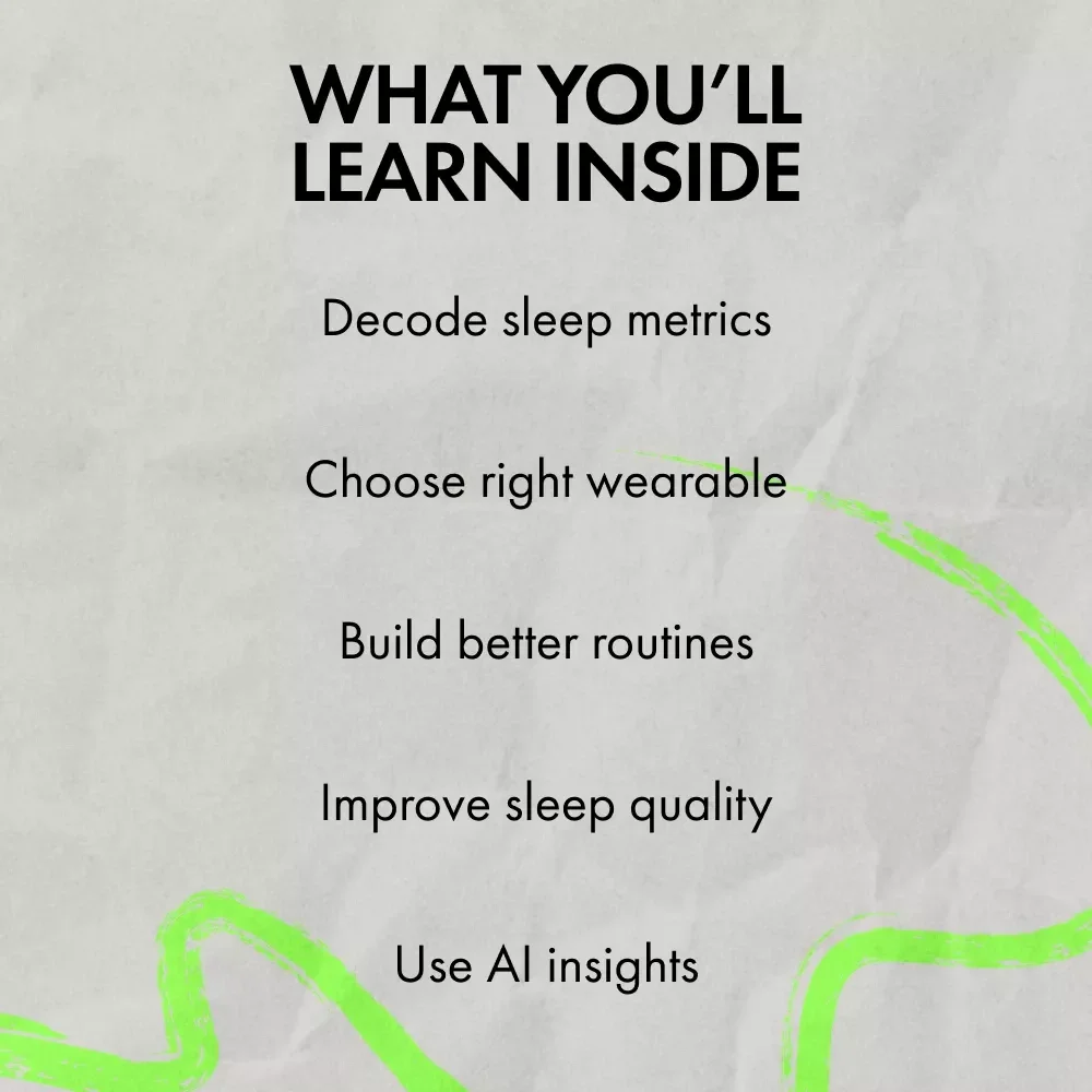 How Wearables Can Transform Your Rest – Practical eBook Guide on how to improve sleep using wearables, Sleep Tracking Insights, Data-Driven Night Routine, Digital Download
