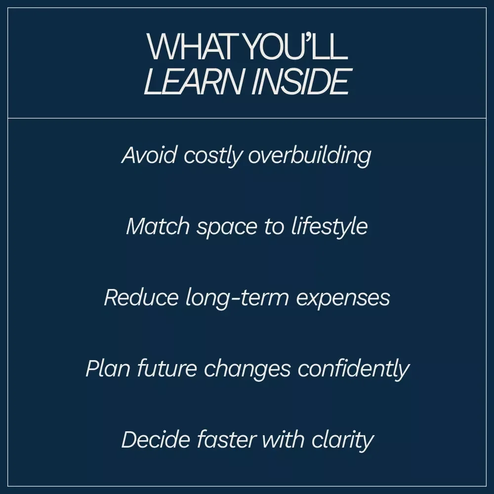 The Right Size Home for Your Family – Practical eBook Guide to Decide What Home Size Fits My Family Needs with Confidence