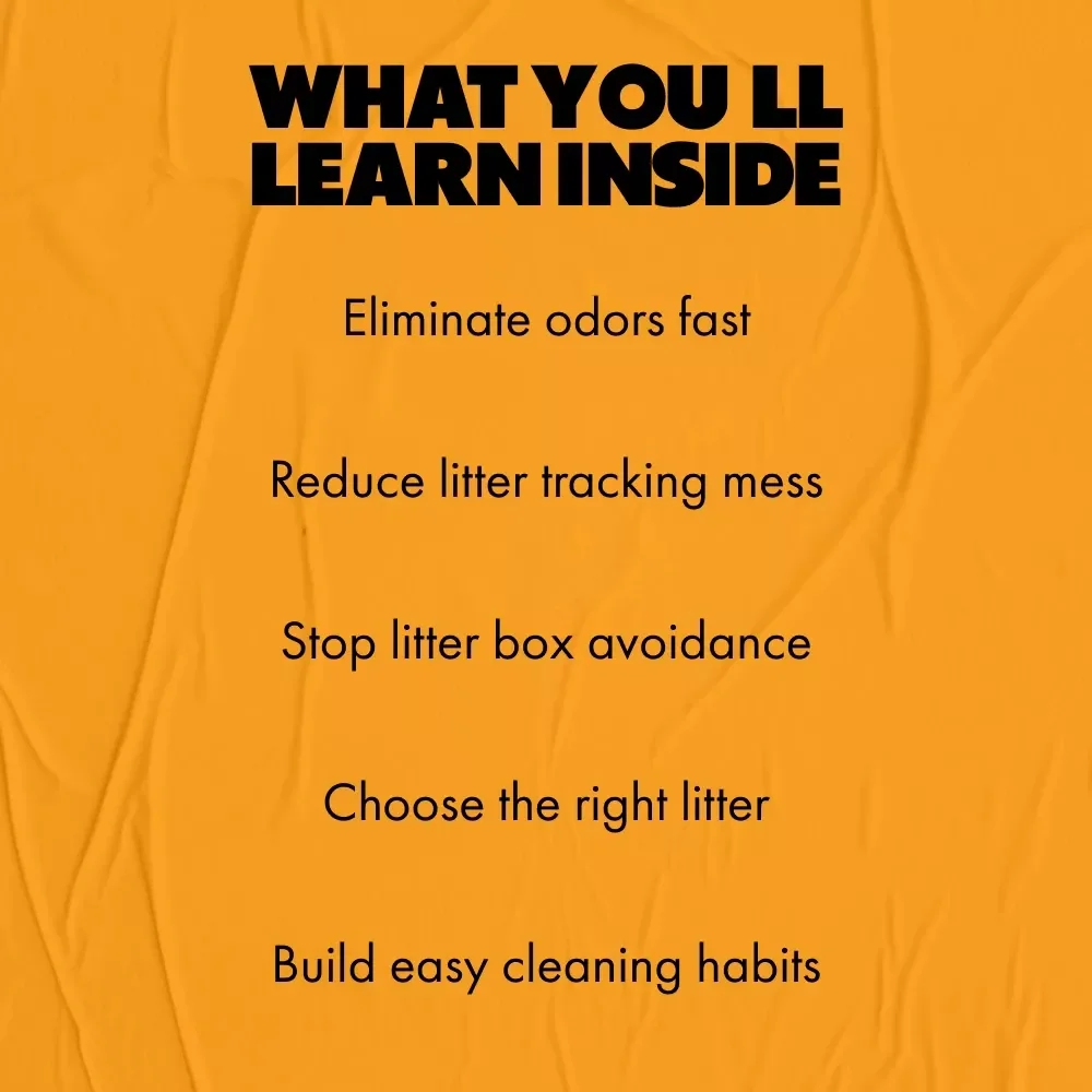 Cat Litter Problems and How to Fix Them | Practical eBook Guide for Cat Owners | Smells, Tracking & Litter Box Solutions