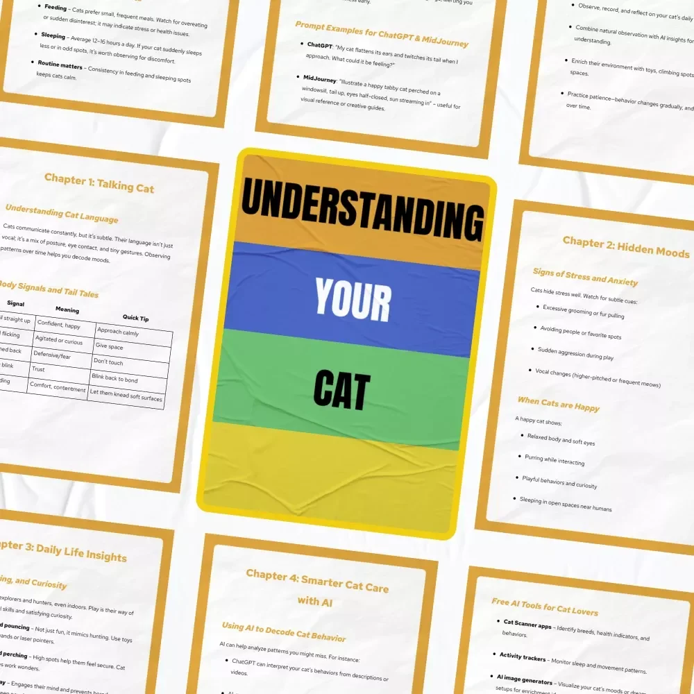 Understanding Your Cat – A Practical Guide to Cat Behavior Explained Simply | Digital Download for Modern Cat Owners