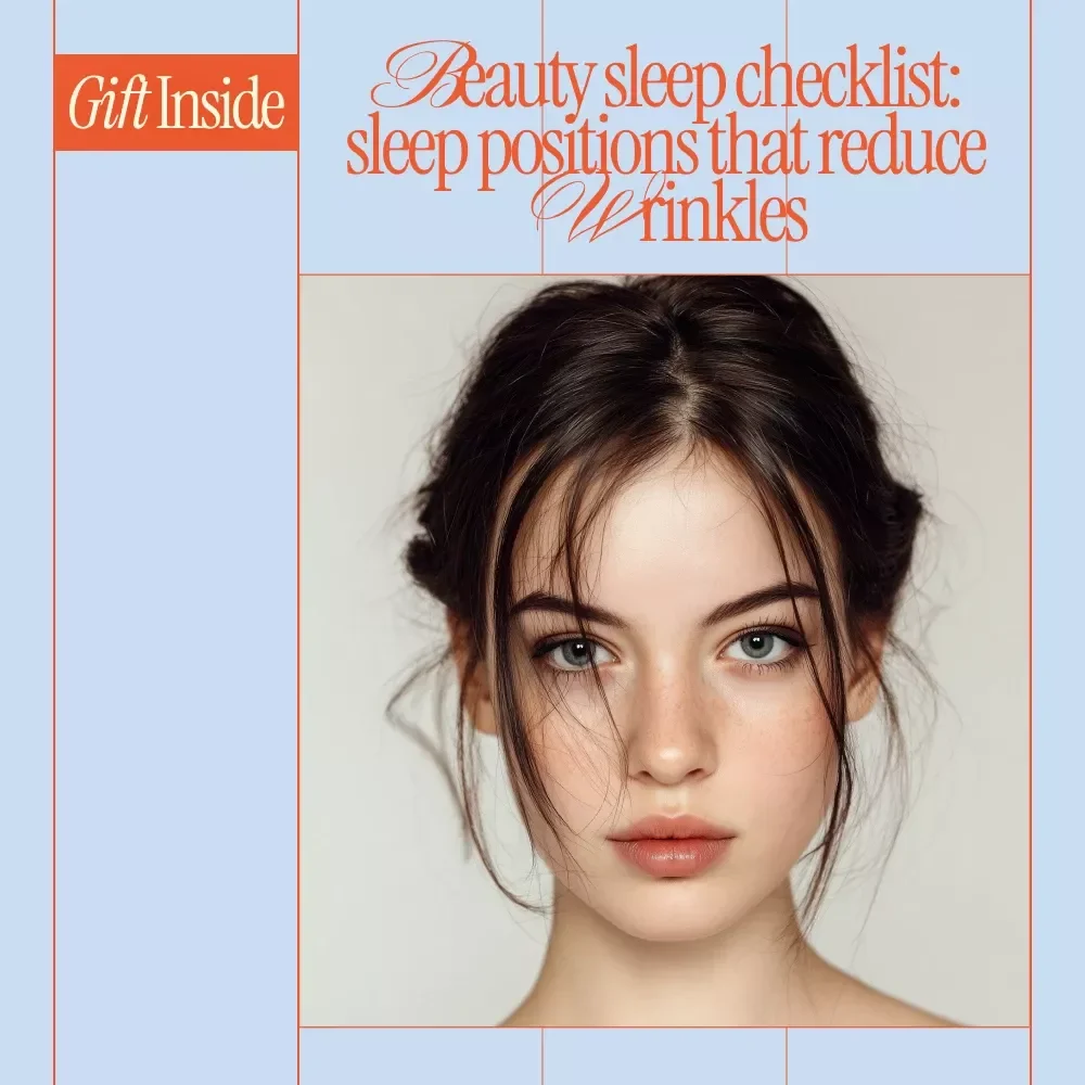 Beauty Sleep Checklist: Sleep Positions That Reduce Wrinkles | Anti-Aging Night Routine Printable | Face-Friendly Sleeping Guide