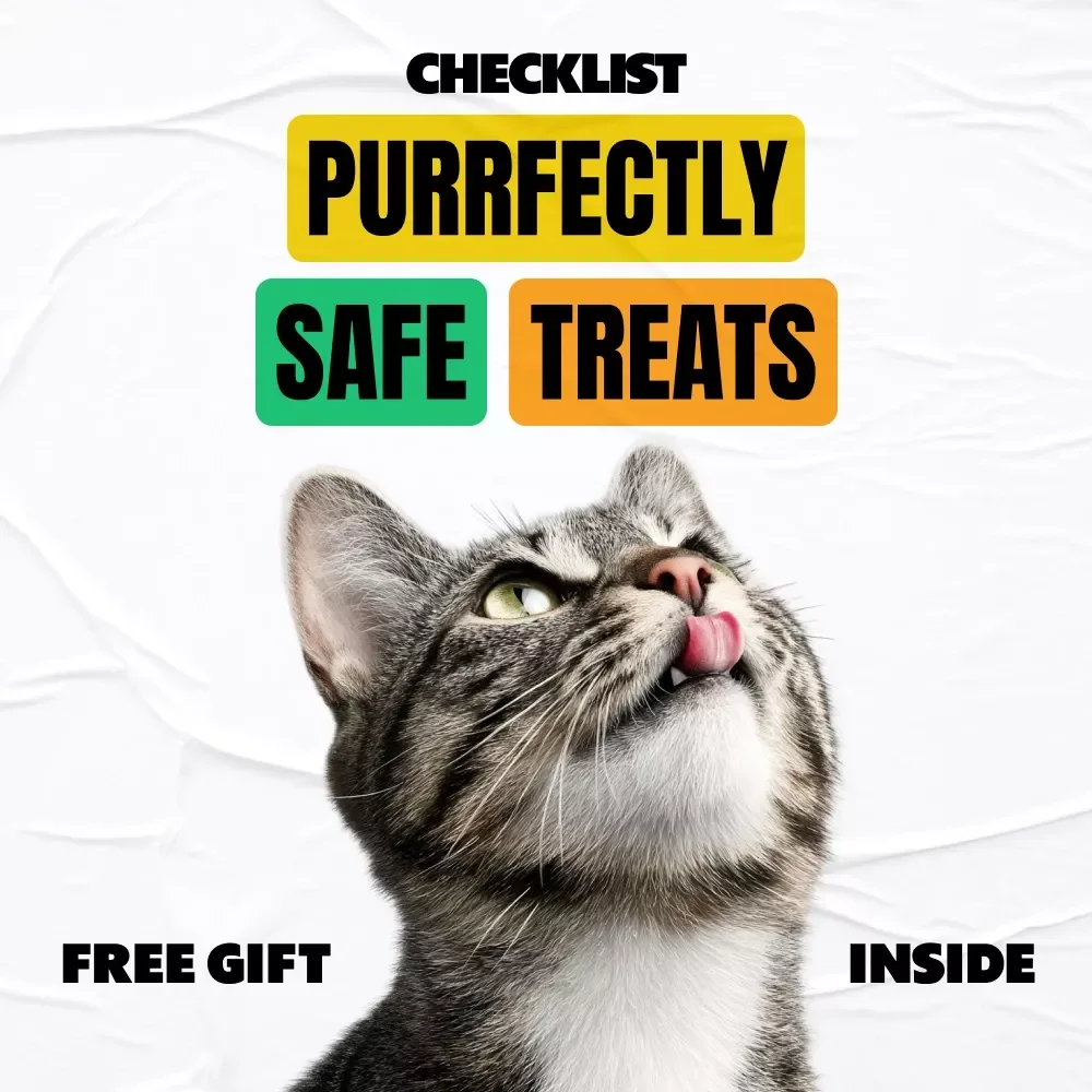 Purrfectly Safe Treats | Cat Treats Safety Tips Checklist for Healthy, Happy Cats | Digital Download
